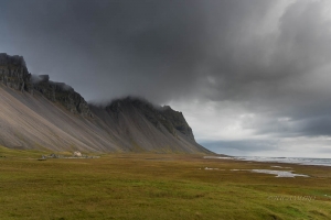 Viking village. Stokksnes Peninsula.