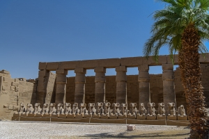 Karnak temple.