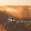 Iguazu waterfalls. border convergence of Argentina, Brazil and Paraguay.