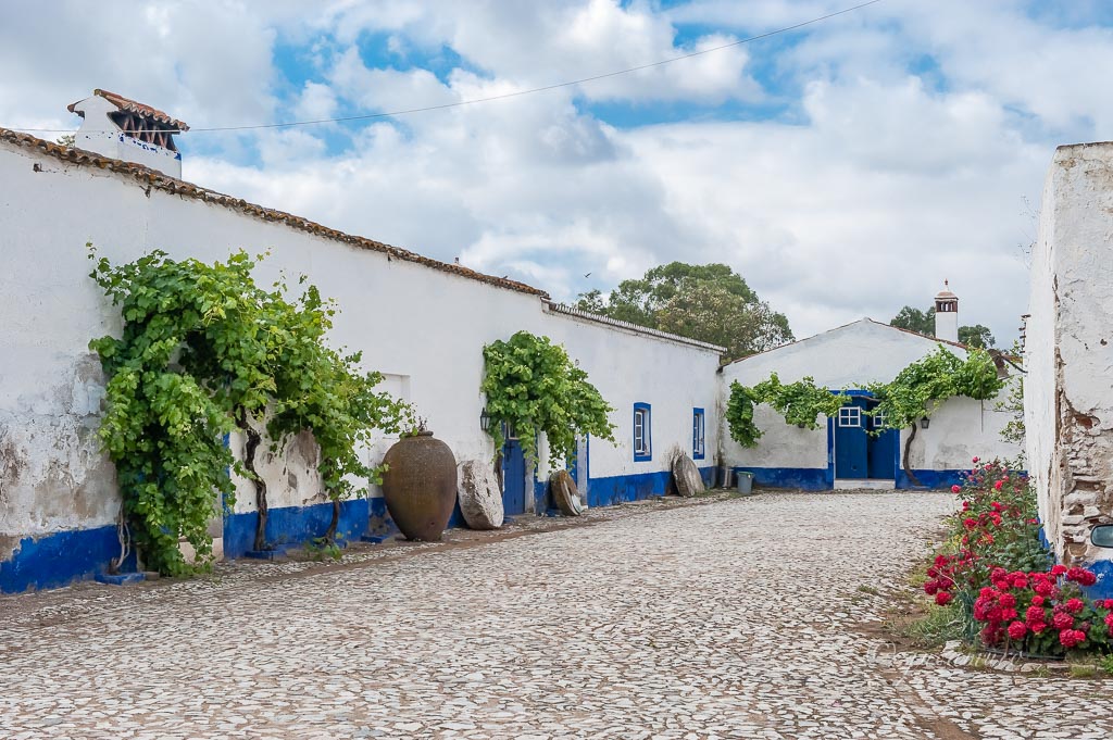 Typical farmhouse of Alentejo. Portugal.