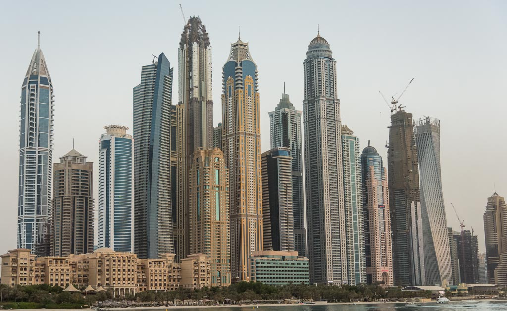 Rascacielos. Dubai. Emiratos Arabes Unidos.