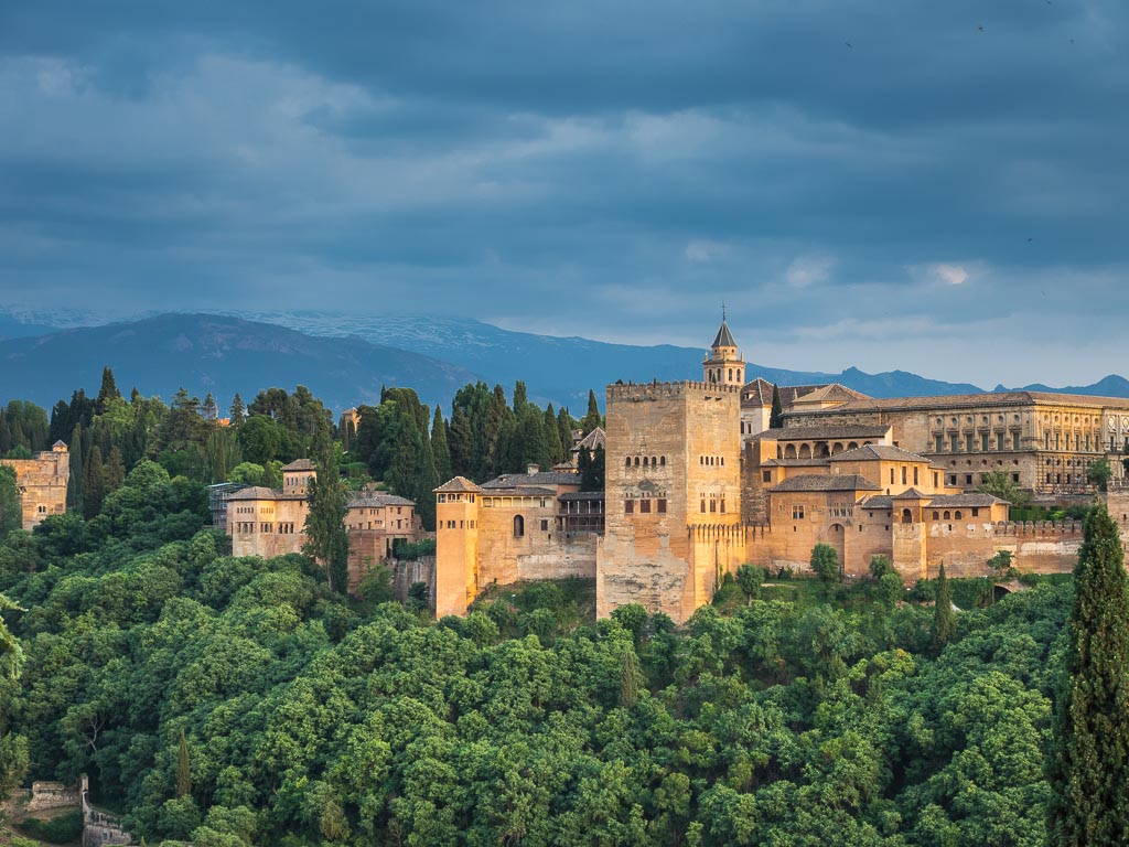The Alhambra of Granada. Granada. Spain.