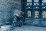 Bicycle in Xian. Xi'an. Shaanxi. China.