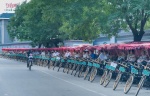 Bicycle taxis in Beijing. China.