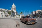 Coches de época. Capitolio. La Habana.