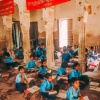 Rural school. Rajasthan. India.