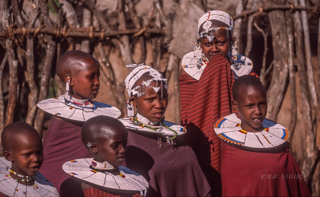 Maasai children. Tanzania. East africa.