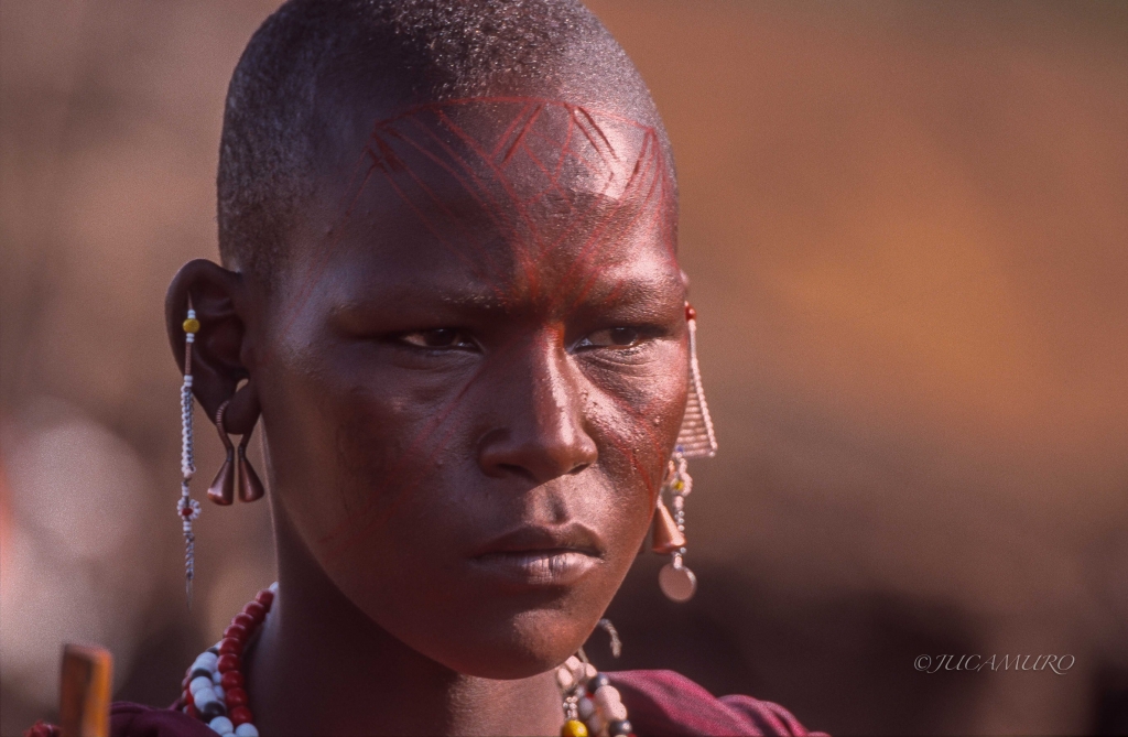 Masai woman Tanzania. East Africa.