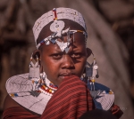 Niña masai. Tanzania. África Oriental.