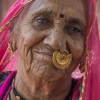 Old woman bishnoi. Jodphur. Rajasthan. India.
