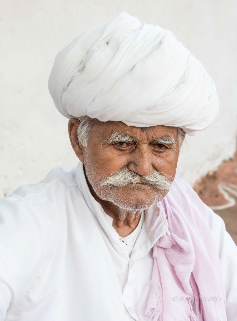 old man bishnoi. Jodphur. Rajasthan. India.