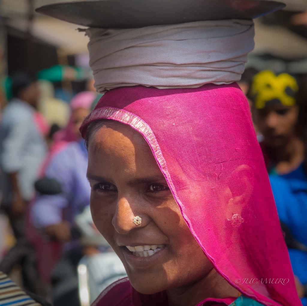Mujer de etnia gitana. Udaipur. Rajastán. India.
