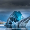 Iceberg de Hielo azul. Glaciar Jökulsárlón.