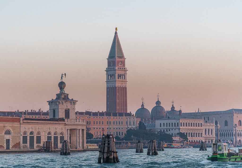 St. Mark's Square from the Grand Canal. Dawn.