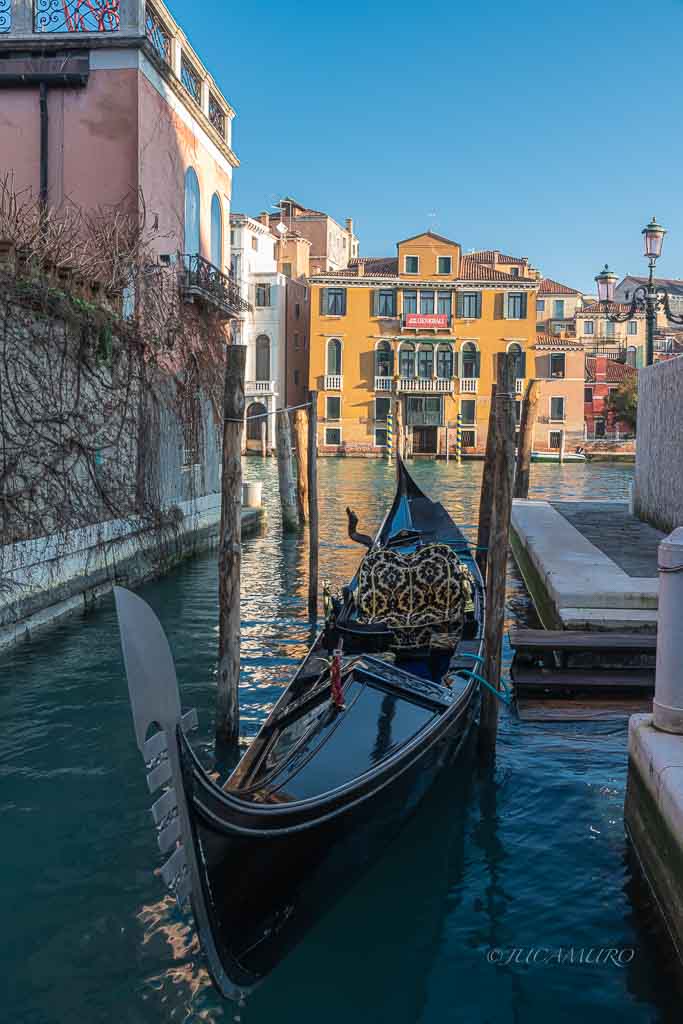 Gondola on the Grand Canal.