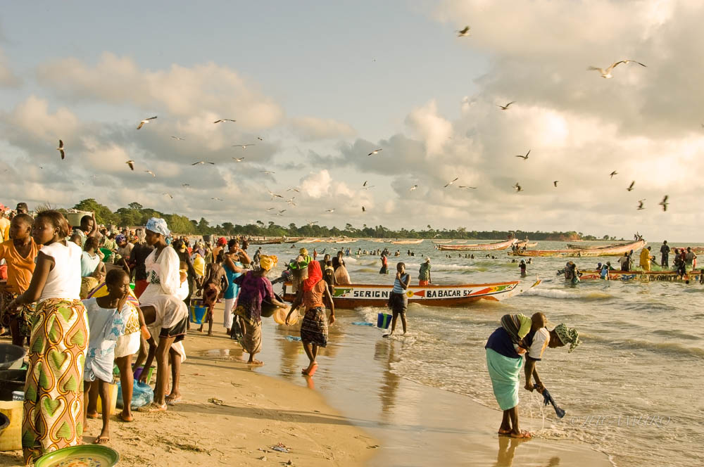 Playa de Tanji. Gambia. África Occidental.
