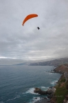 Paramotor. Paragliding Tenerife Island. Canary Islands. Spain.