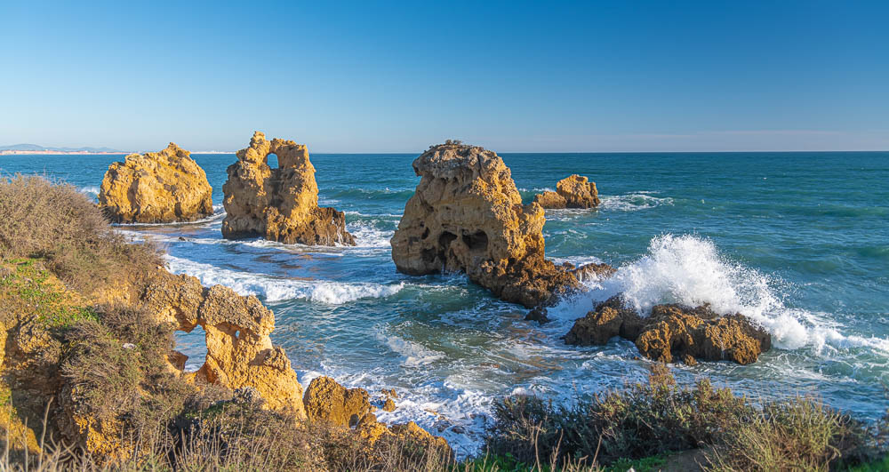 Algarve coast. Portugal.