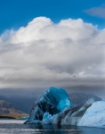 Small icebergs on the Jökulsárlón glacier. Iceland.