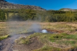 Laugarf hill geothermal area Iceland.