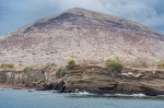Volcanic cone. La Rabida Island. Galapagos Islands. Ecuador. South America.