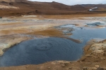 Hverir geothermal area. Iceland.