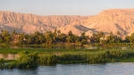 Ribera de El Nilo en las cercanías de Lúxor.
