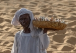 Nubian souvenir seller. Aswan.
