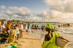 Al atardecer regresan con el pescado. Tanji. Gambia.