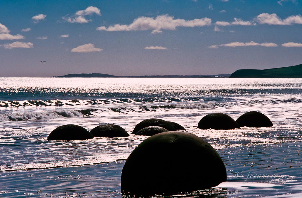 Moeraki. Isla Sur. Nueva Zelanda.