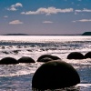 Moeraki. Isla Sur. Nueva Zelanda.