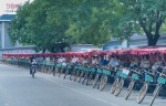 Bicicletas taxis en Beijing. China.