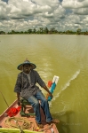 Río Gambia. Gambia. África Occidental.