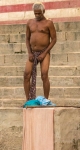 Peregrino.Benarés. Varanasi. Uttar Pradesh. India.