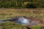 Pozas termales de aguas hirvientes. Geysir.
