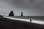 Playa negra de Vick. Reynisfjara beach. Reynisfjara