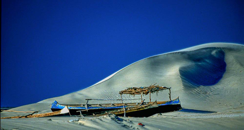 Dunes of Ifaty. Indian Ocean. Madagascar.