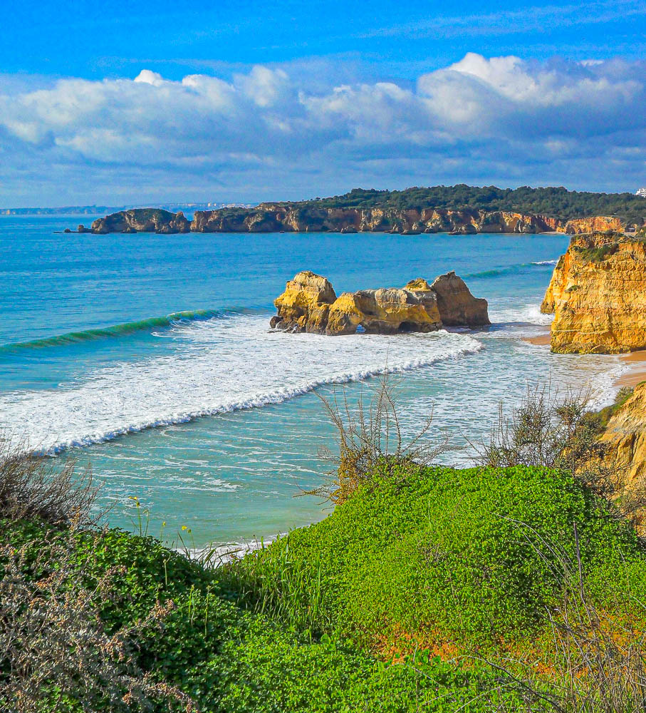 Algarve coast. Atlantic Ocean. Portugal.
