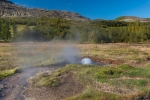 Zona geotérmica colina Laugarf Islandia.
