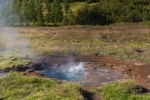 Zona geotérmica colina Laugarf Islandia.