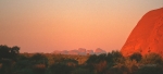 Las Olgas desde Ayers Rock. Australia.