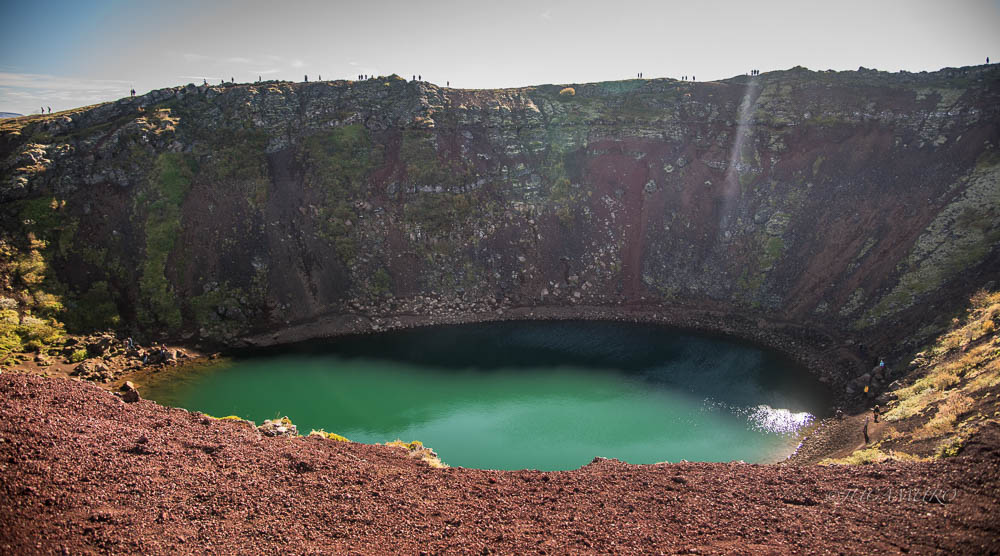 Volcán Kerið. Islandia.