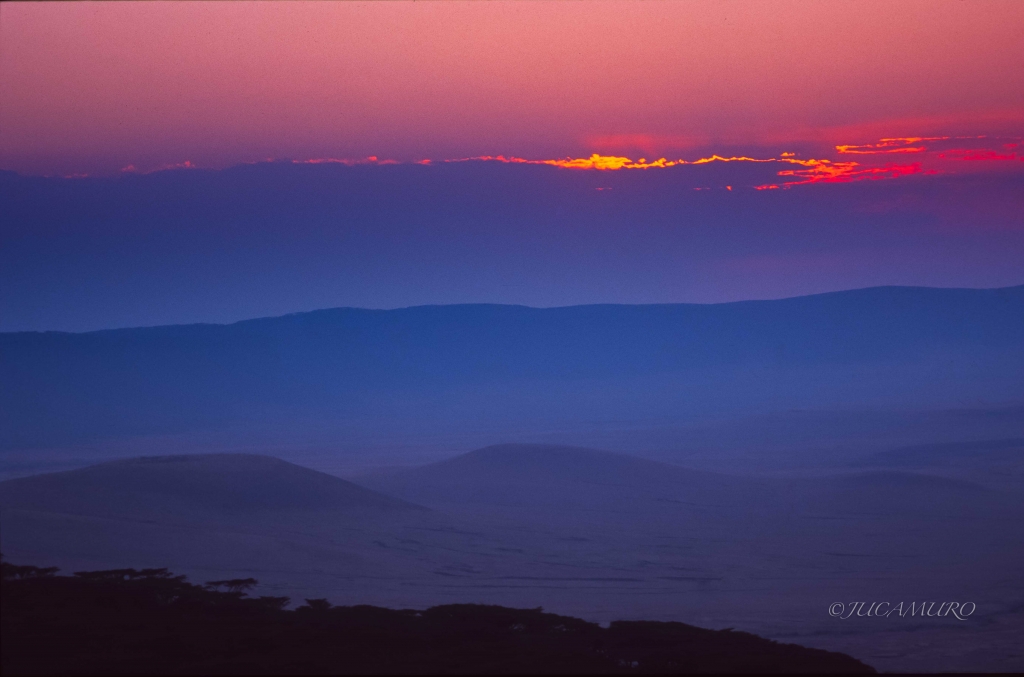 Cráter del volcán Ngorongoro. Tanzania. África Oriental.