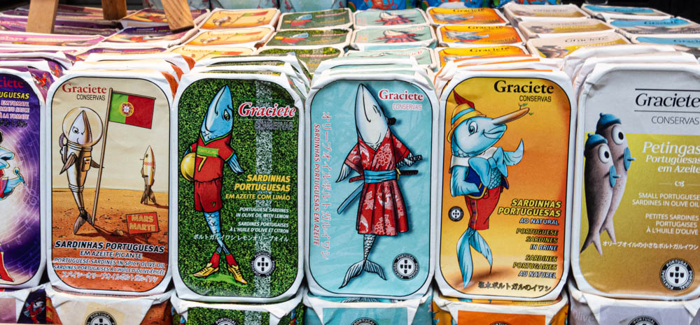 Canned fish.