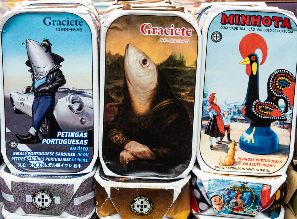 Canned fish.