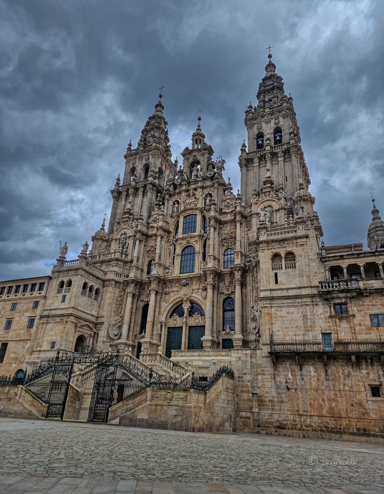 Cathedral. Plaza del Obradoiro. Santiago de Compostela.